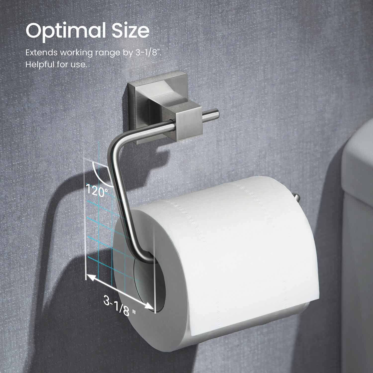 KIBI Cube Bathroom Toilet Paper Holder – KBA1505