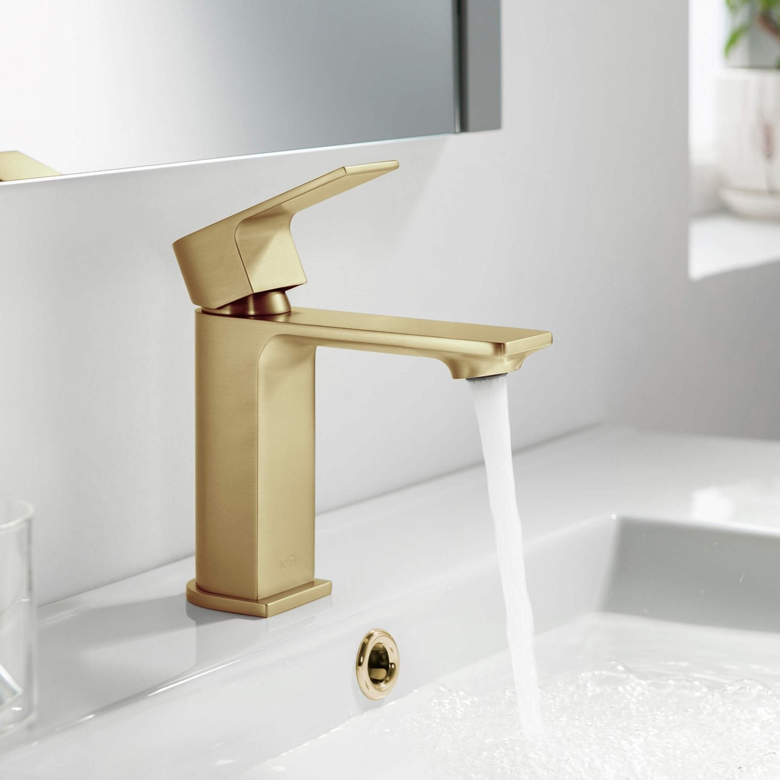 KIBI Mirage Brass Single Handle Bathroom Vanity Faucet – KBF1001