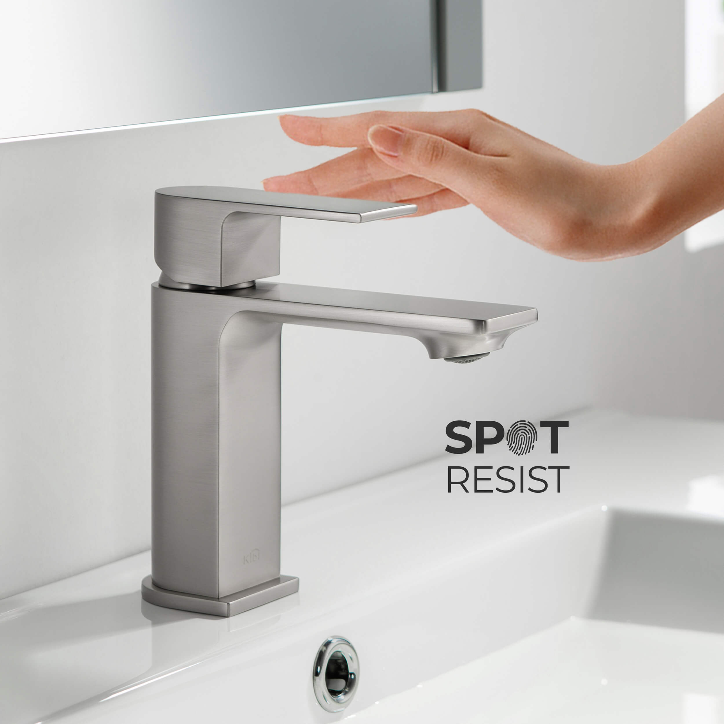 KIBI Mirage Brass Single Handle Bathroom Vanity Faucet – KBF1001