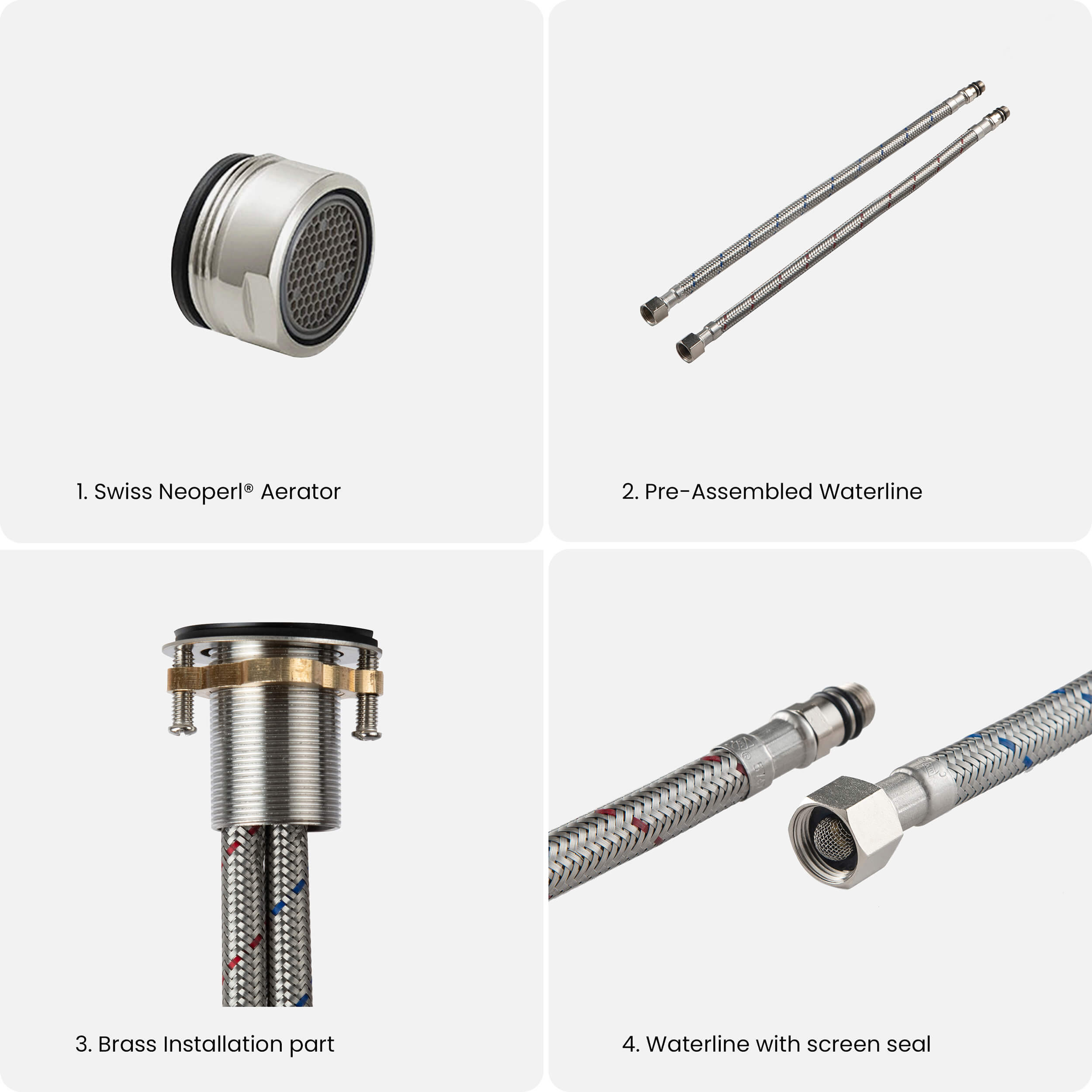 KIBI Cubic Brass Single Handle Bathroom Vessel Faucet – KBF1003