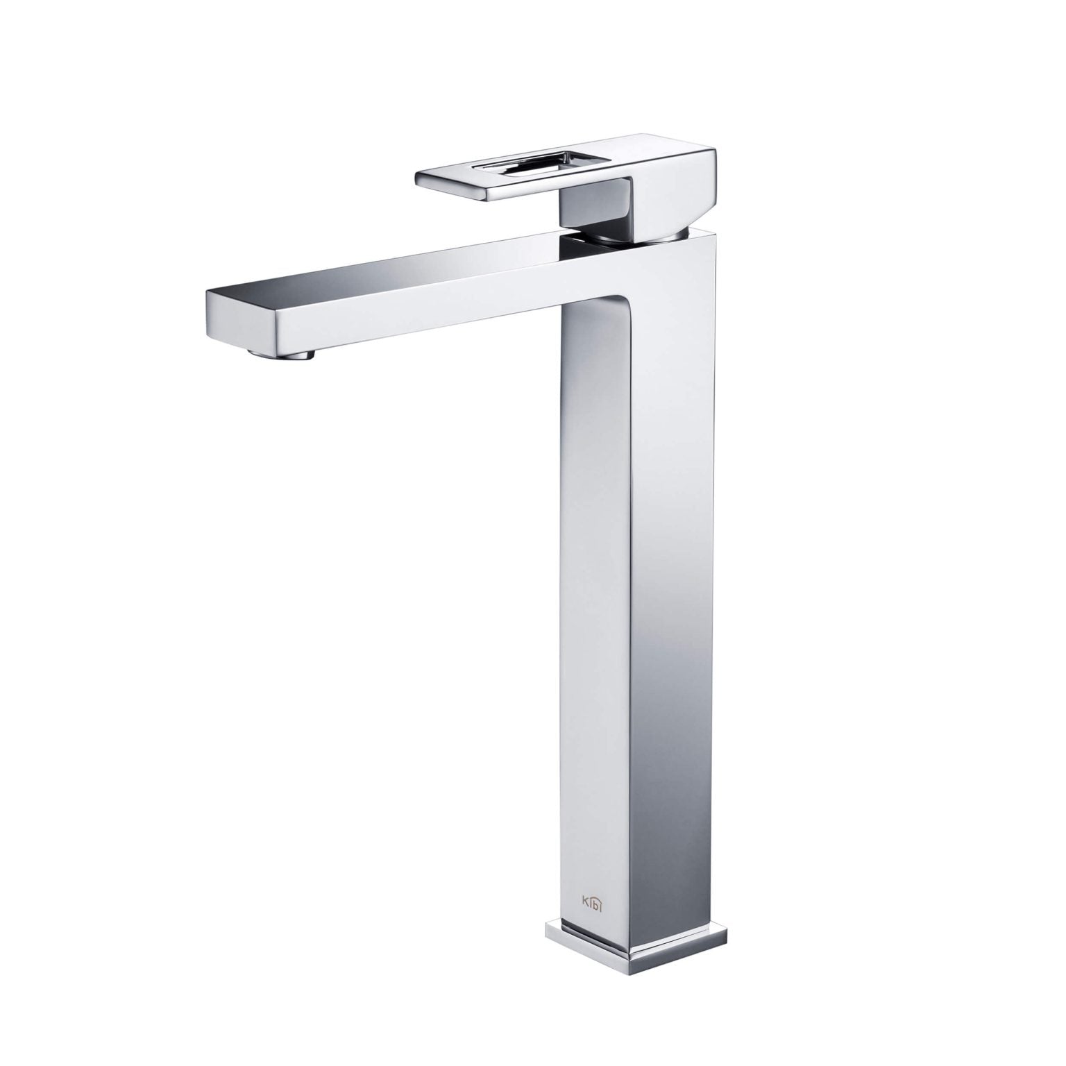 KIBI Cubic Brass Single Handle Bathroom Vessel Faucet – KBF1003