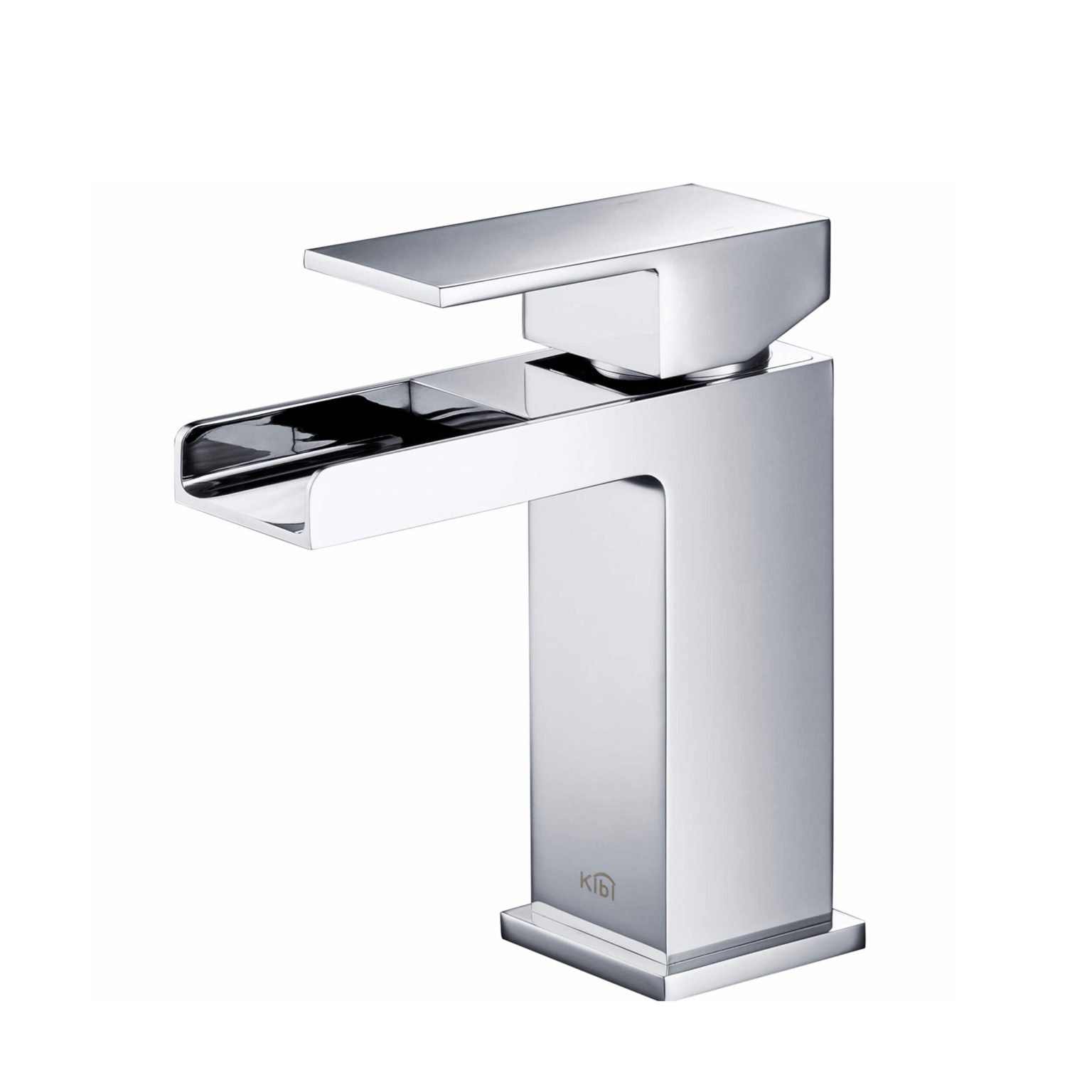 KIBI Waterfall Brass Single Handle Bathroom Vanity Faucet – KBF1004