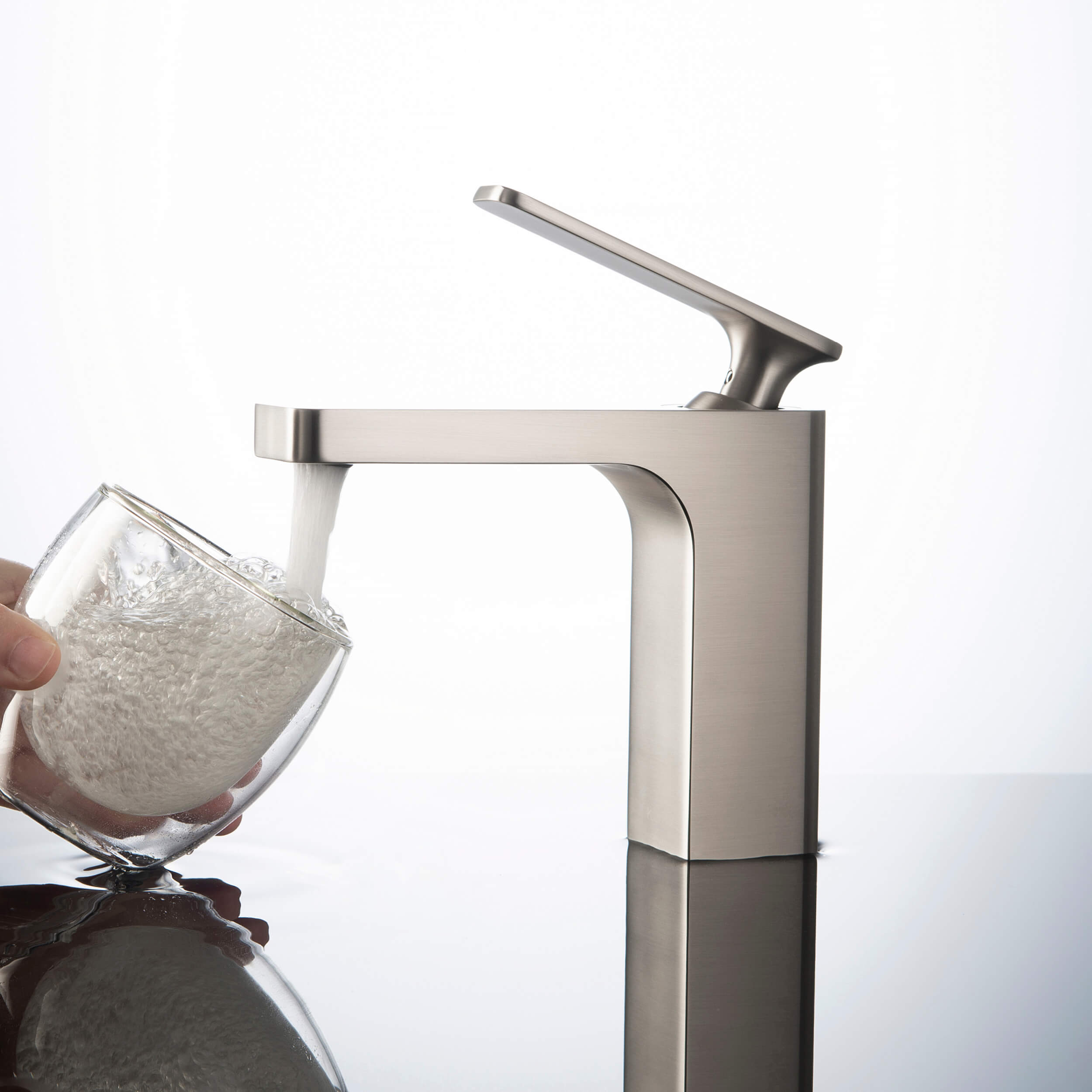 KIBI Infinity Brass Single Handle Bathroom Vanity Faucet – KBF1006