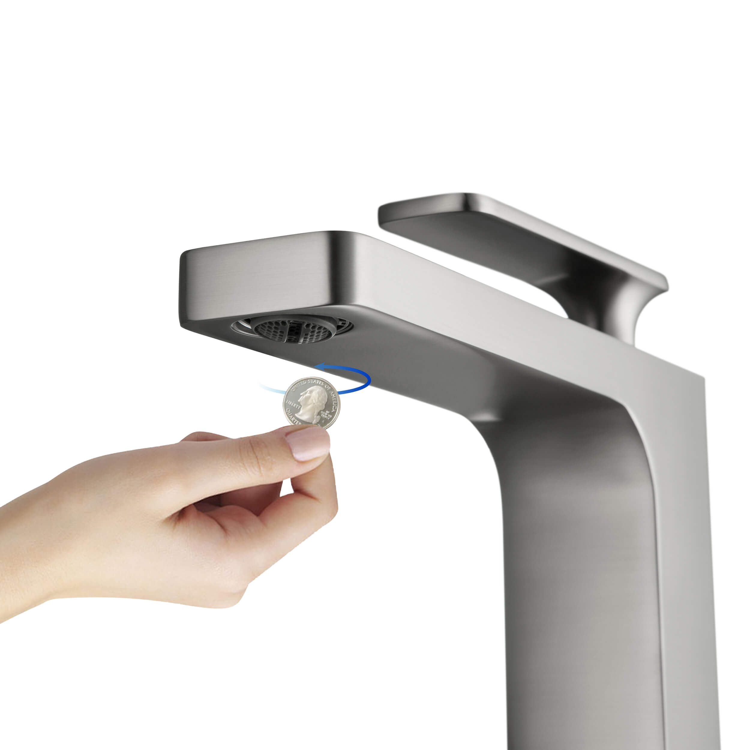 KIBI Infinity Brass Single Handle Bathroom Vessel Faucet – KBF1007