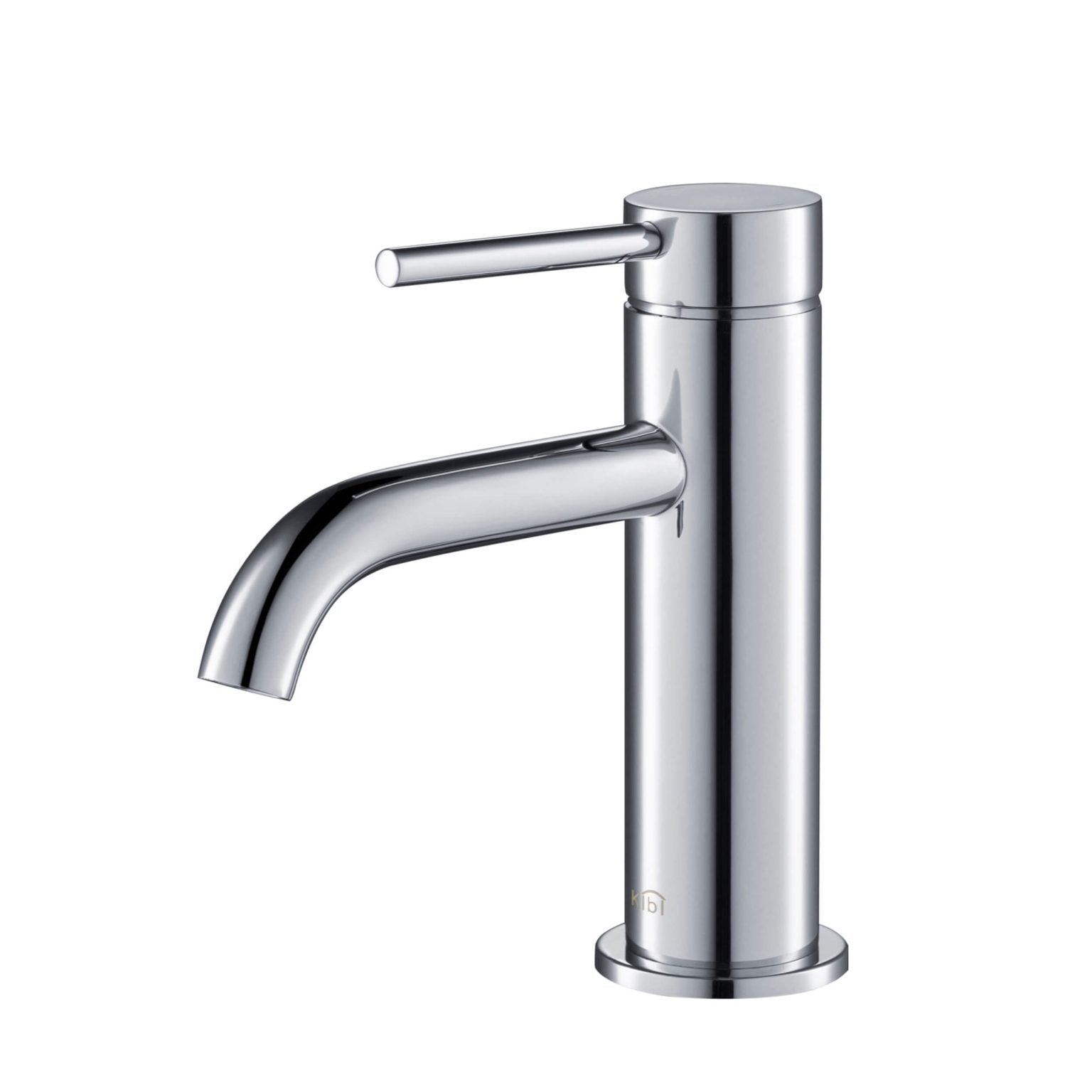 KIBI Circular Brass Single Handle Bathroom Vanity Faucet – KBF1008