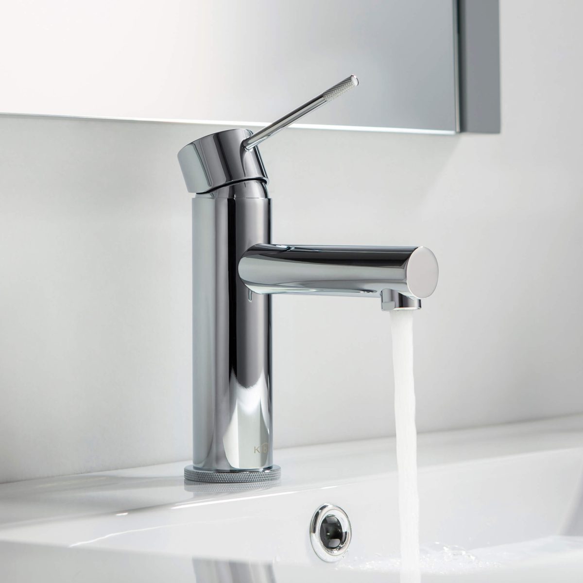 KIBI Circular X Brass Single Handle Bathroom Vanity Faucet – KBF1010