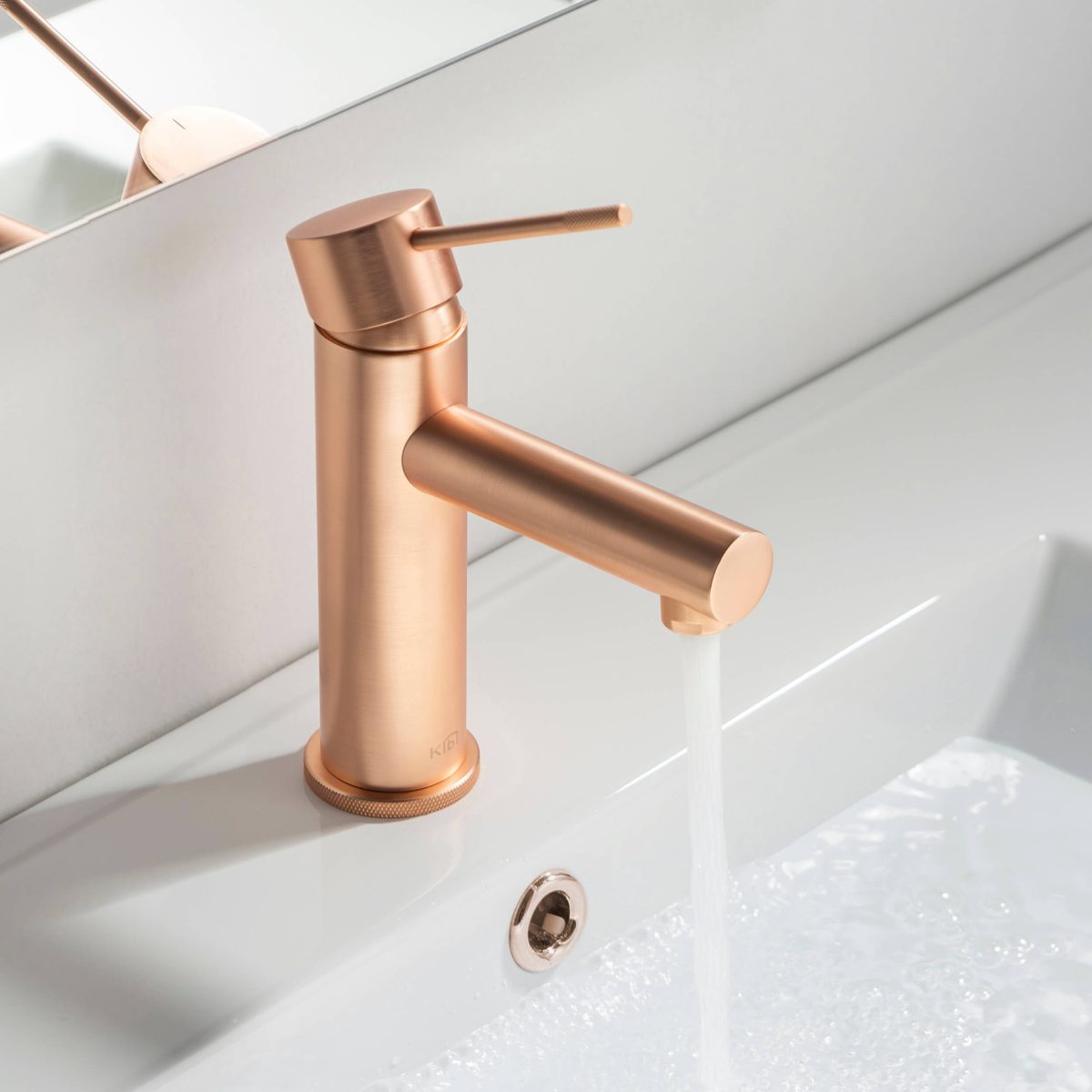 KIBI Circular X Brass Single Handle Bathroom Vanity Faucet – KBF1010