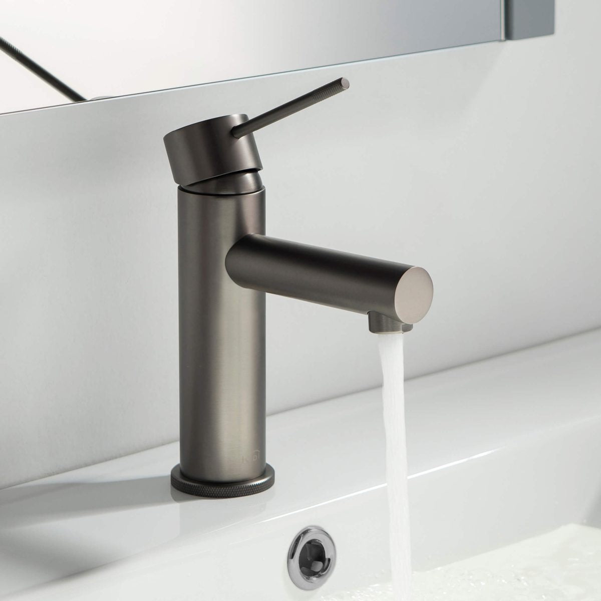 KIBI Circular X Brass Single Handle Bathroom Vanity Faucet – KBF1010