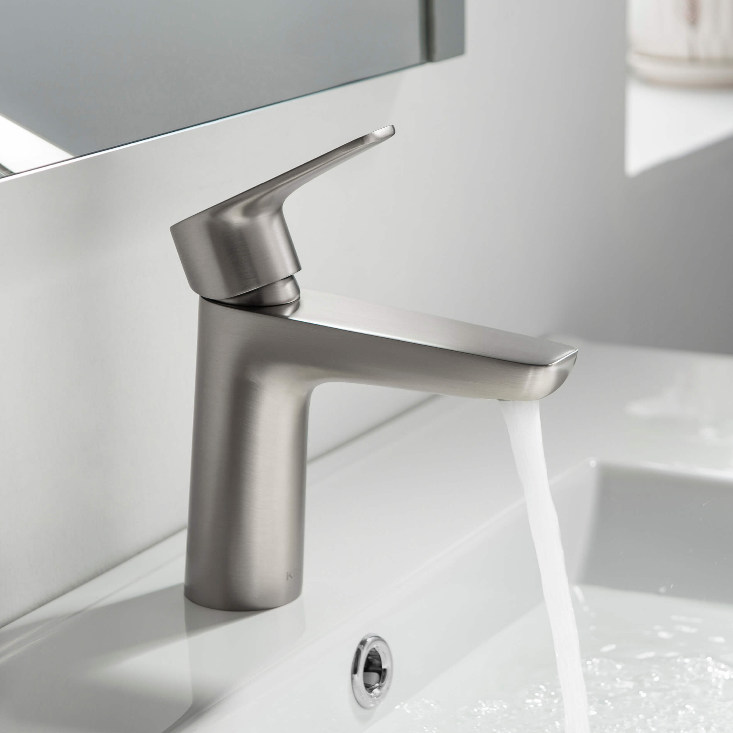 KIBI Harmony Brass Single Handle Bathroom Vanity Faucet – KBF1011