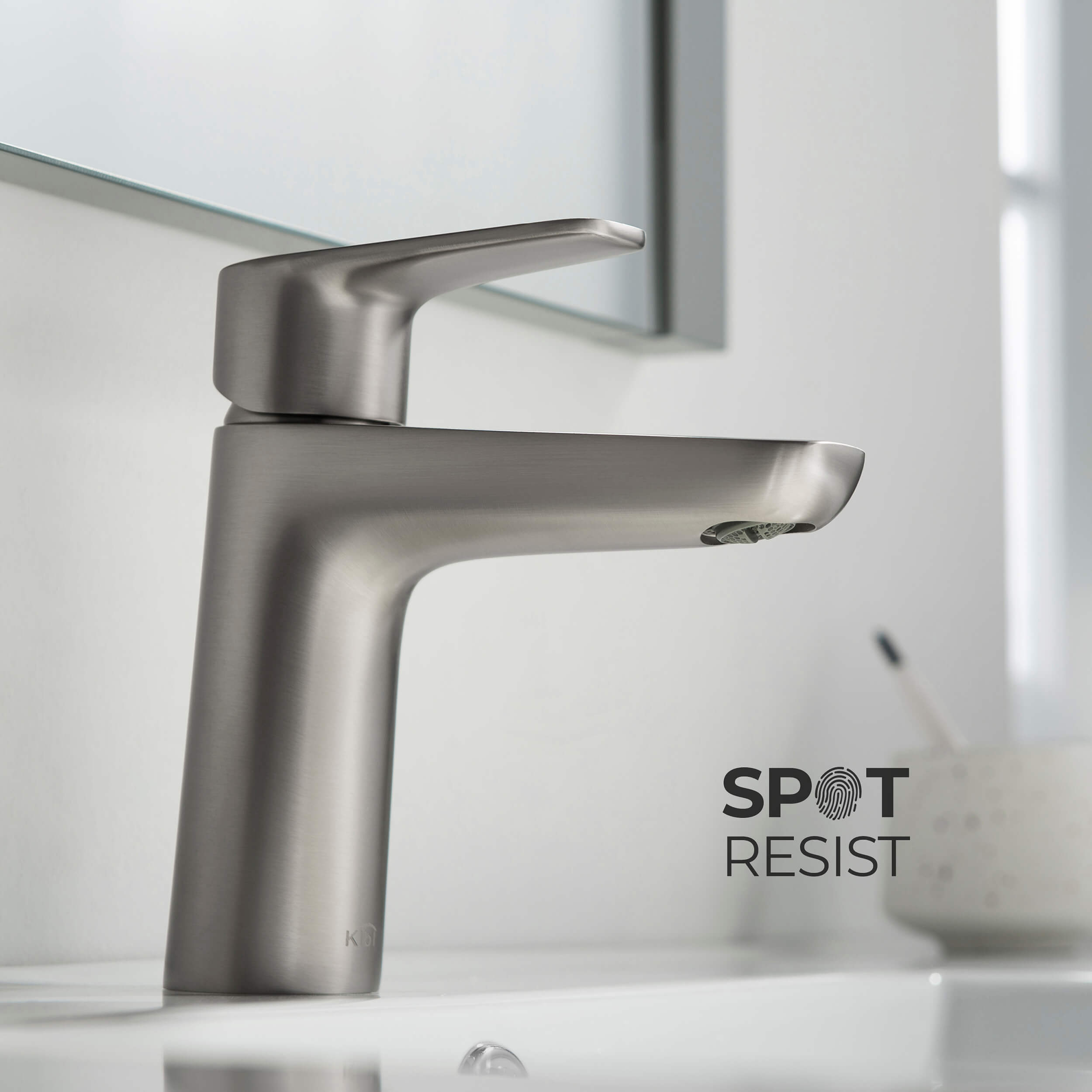 KIBI Harmony Brass Single Handle Bathroom Vanity Faucet – KBF1011