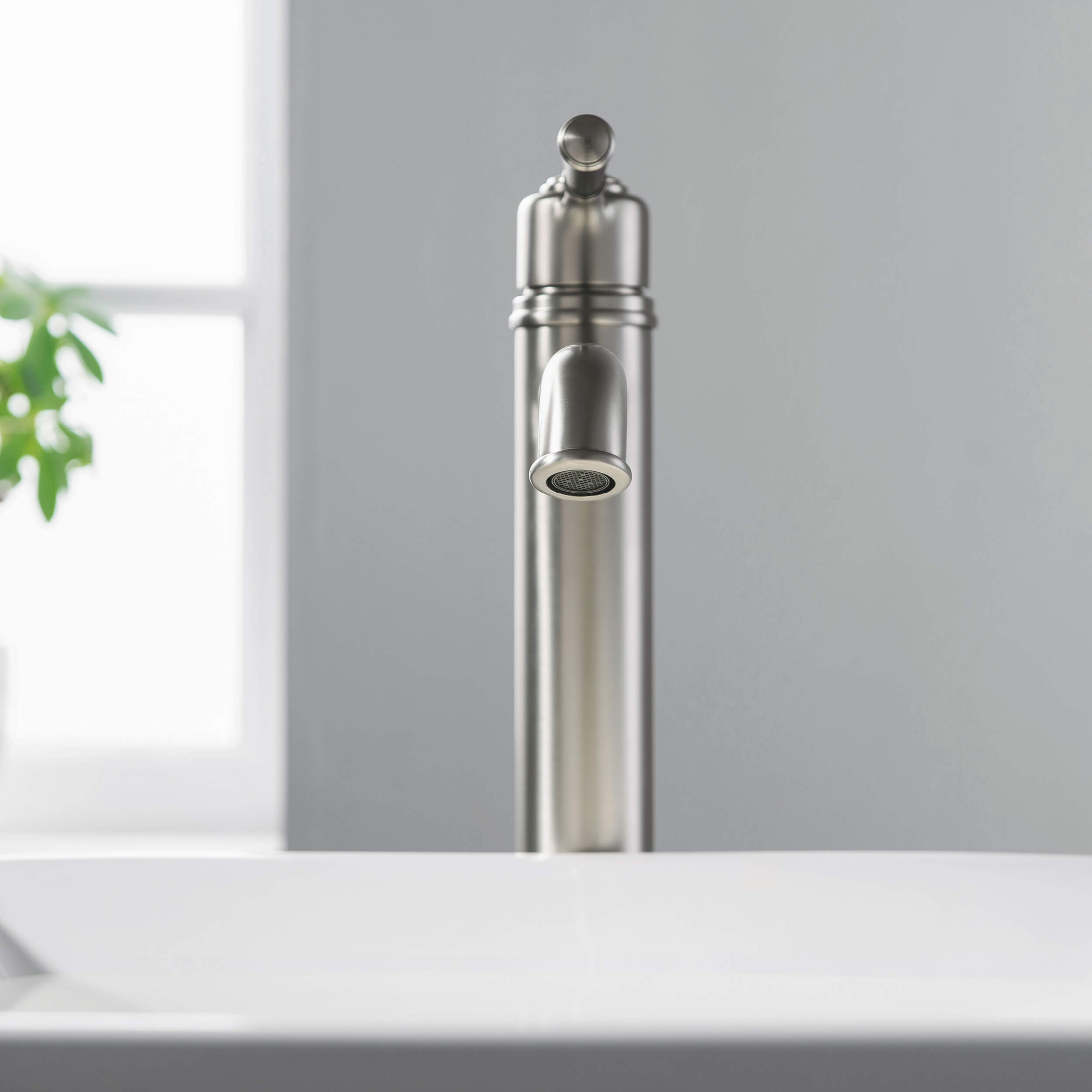 KIBI Victorian Brass Single Handle Bathroom Vessel Faucet – KBF1013