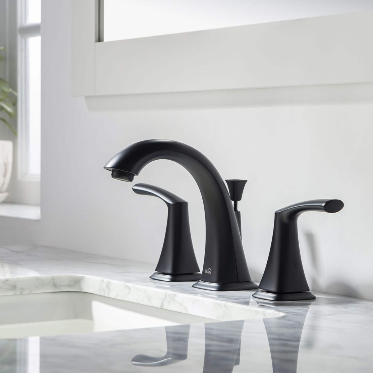 KIBI Stonehenge 8″ Widespread Bathroom Faucet with Pop-up – KBF1015
