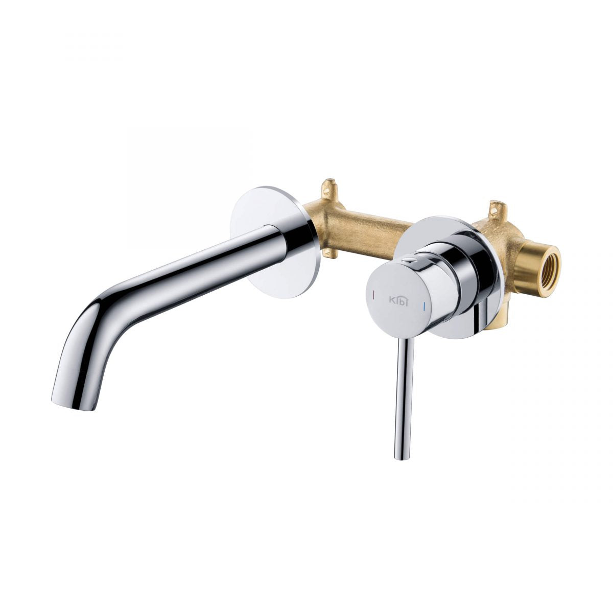 KIBI Circular Single Handle Wall Mounted Bathroom Faucet – KBF1023