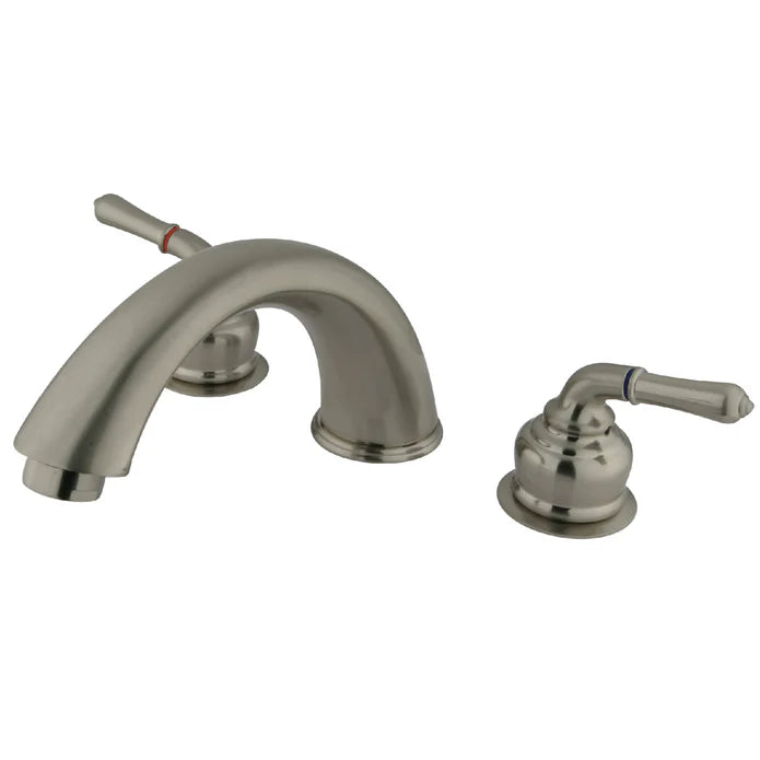 Kingston - Tub Faucets - Magellan KC36 Two-Handle 3-Hole Deck Mount Roman Tub Faucet