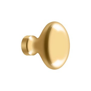 Deltana - Knobs - 1-1/4" Oval/Egg Cabinet Knob