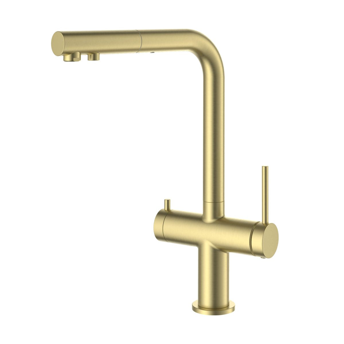 KIBI - Circular 2-in-1 Water Filter Kitchen Pull Out Faucet - KFF502