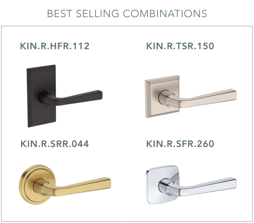 Baldwin - Reserve Collection - Interior Levers - Kingvale Door Lever (Full Dummy)