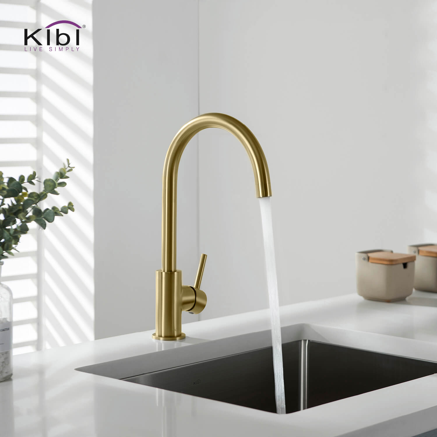KIBI - Lowa Single Handle High Arc Kitchen Bar Faucet – KKF2001
