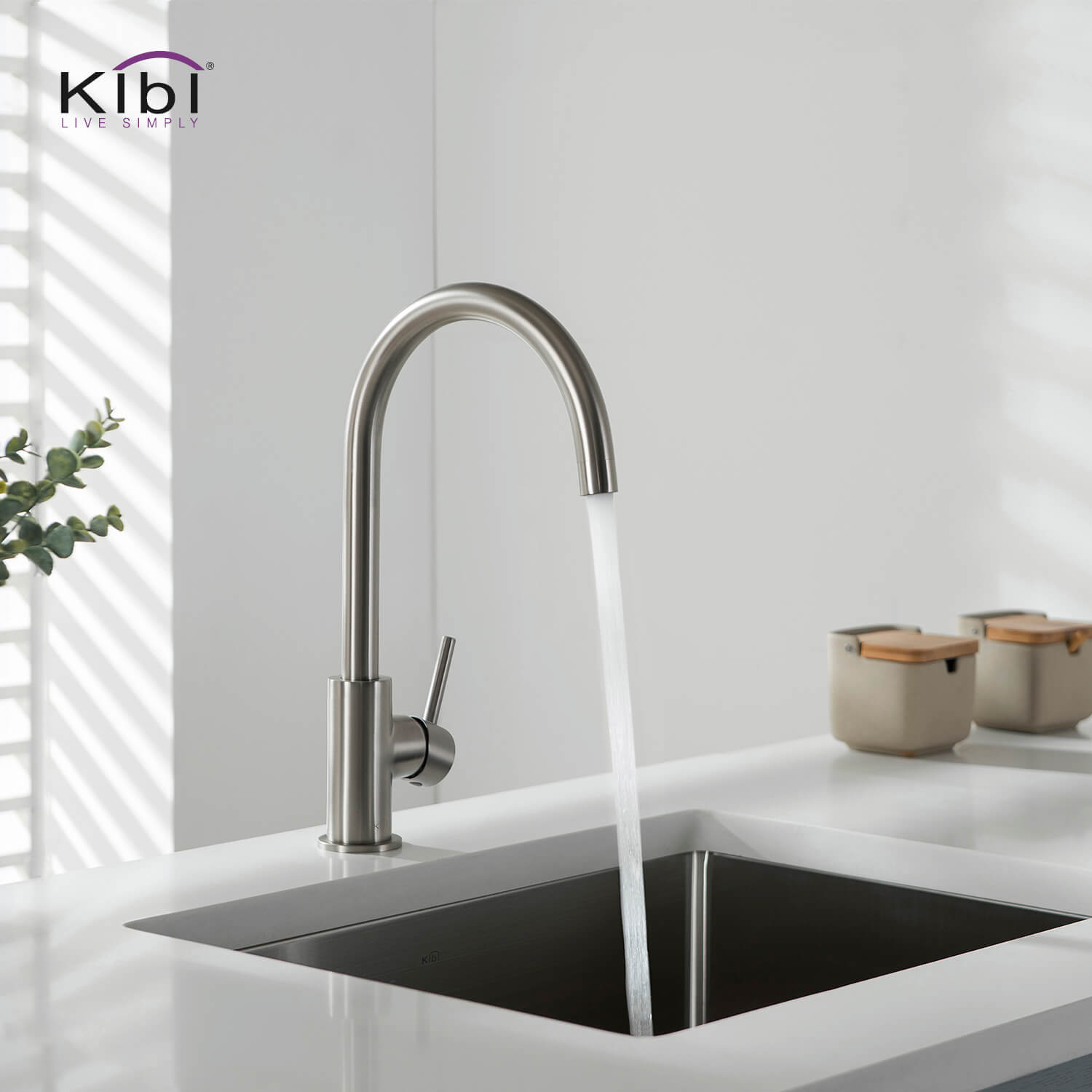 KIBI - Lowa Single Handle High Arc Kitchen Bar Faucet – KKF2001