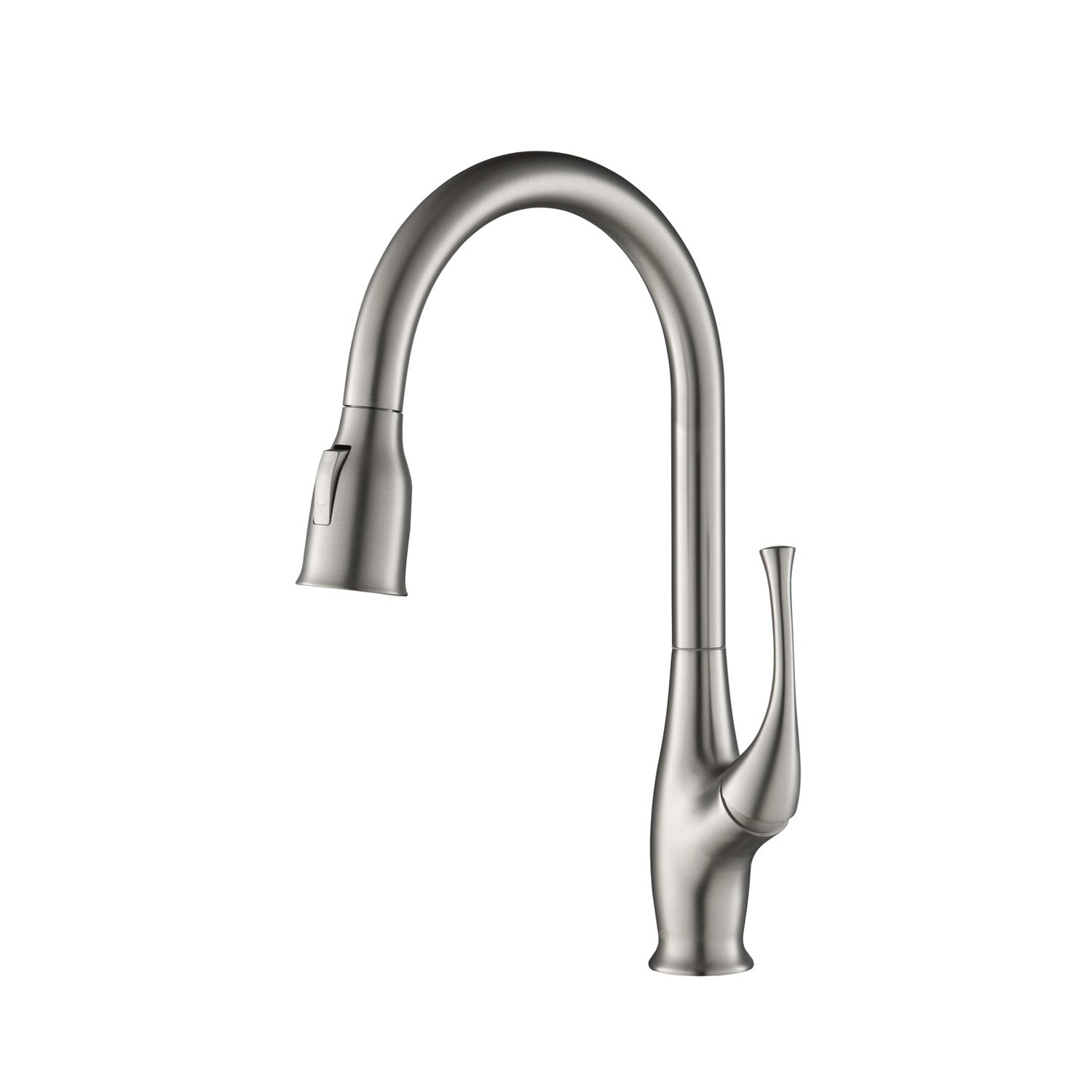 KIBI - Cedar Single Handle High Arc Pull Down Kitchen Faucet – KKF2010