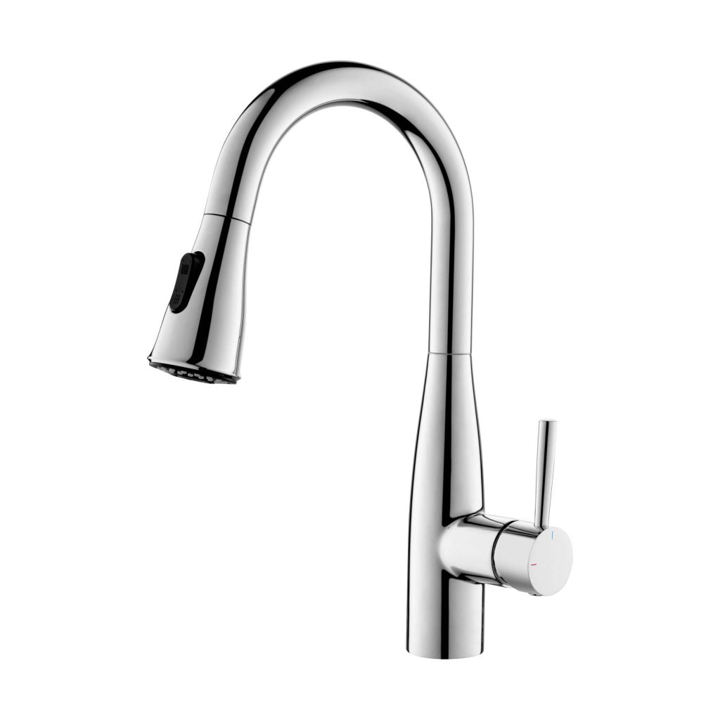 KIBI - Bari Single Handle Pull Down Kitchen & Bar Sink Faucet - KKF2015