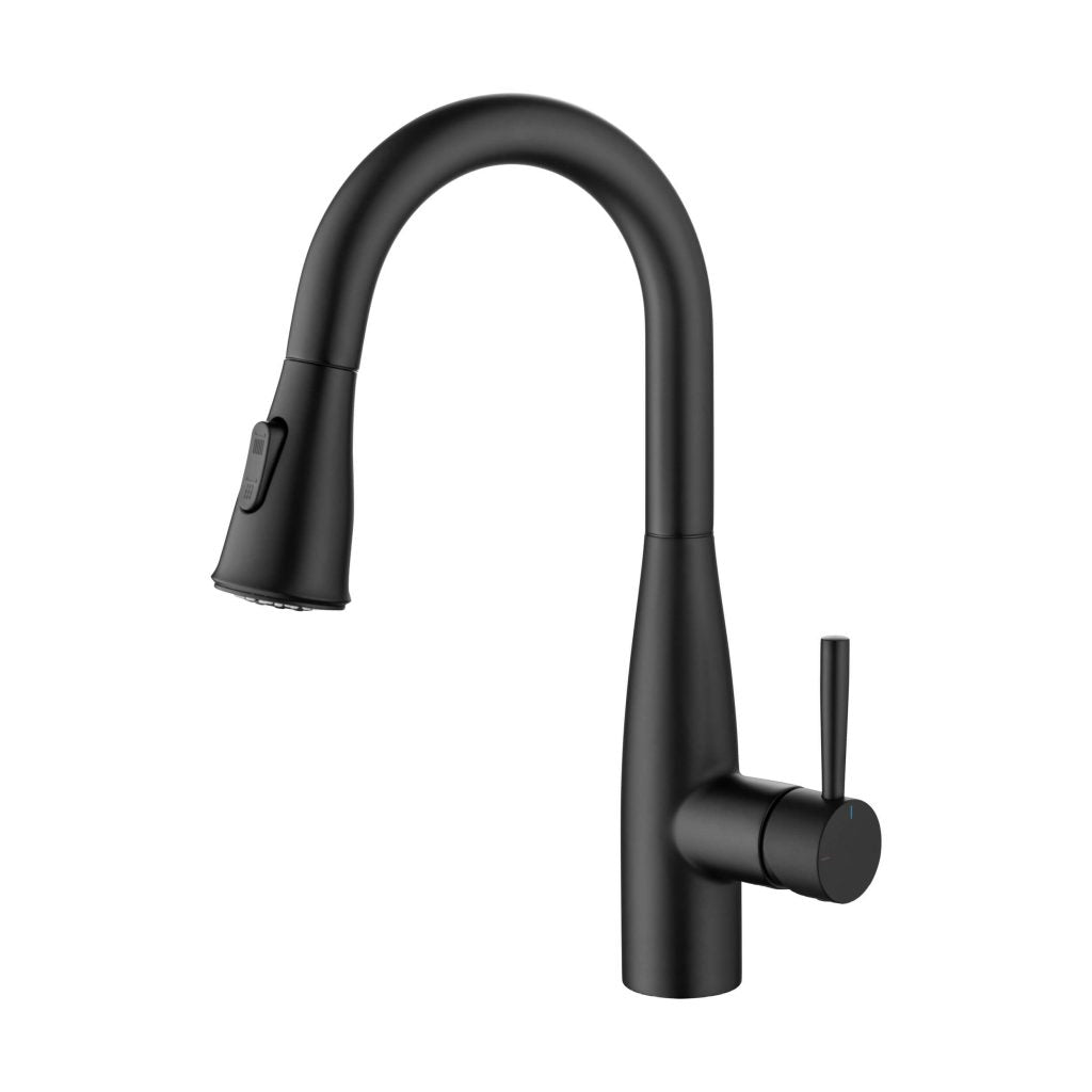 KIBI - Bari Single Handle Pull Down Kitchen & Bar Sink Faucet - KKF2015
