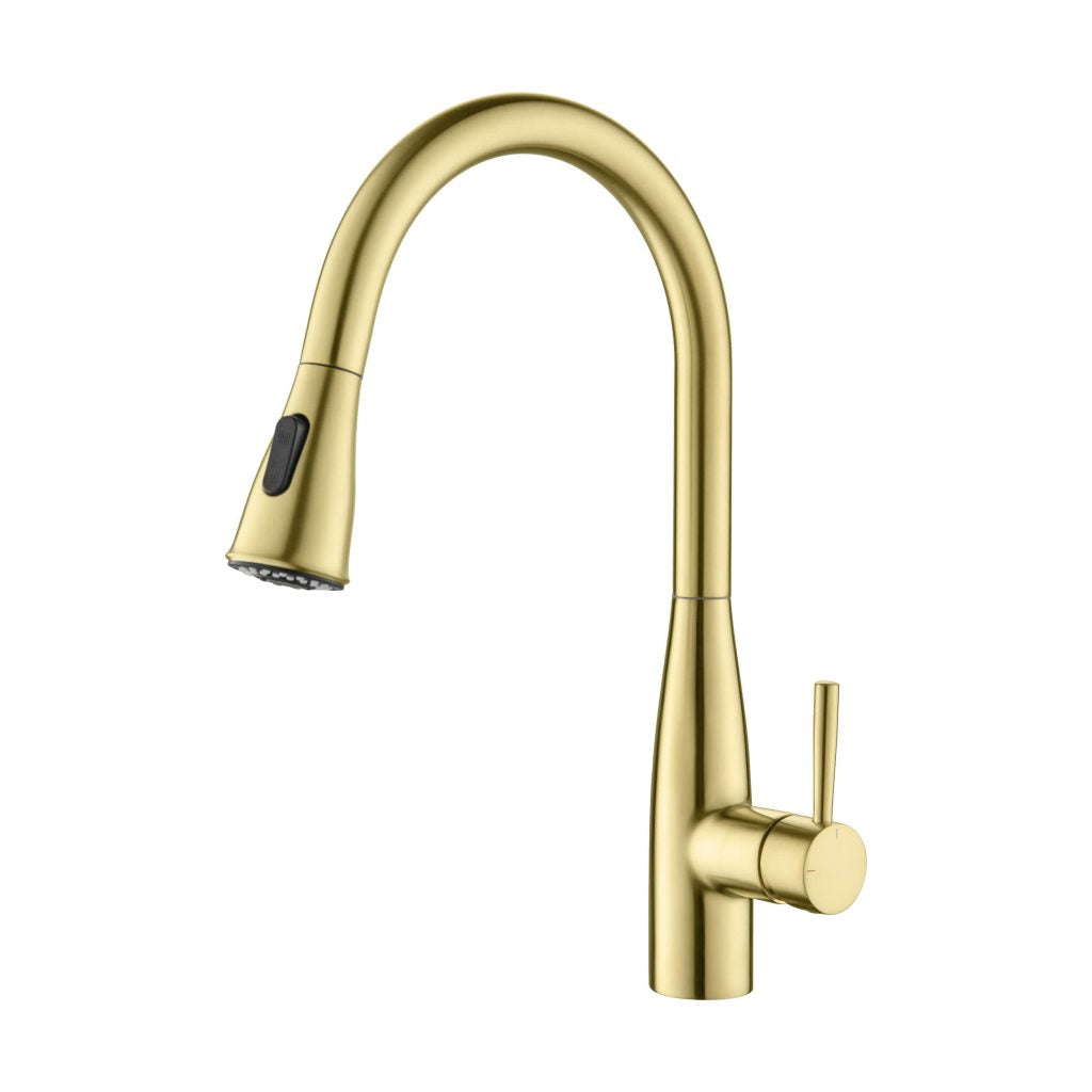 KIBI - Bari-T Single Handle Pull Down Kitchen Sink Faucet - KKF2016