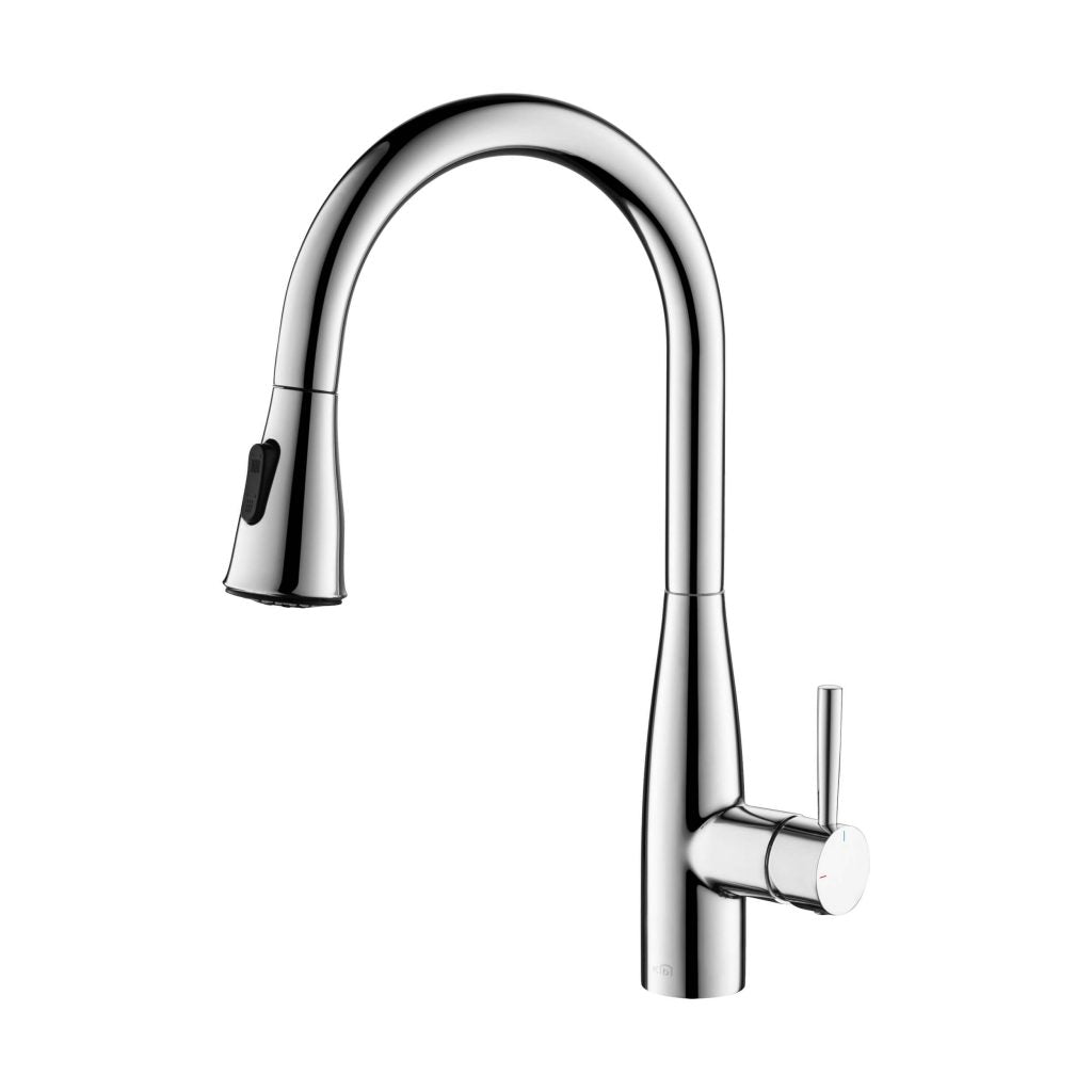 KIBI - Bari-T Single Handle Pull Down Kitchen Sink Faucet - KKF2016