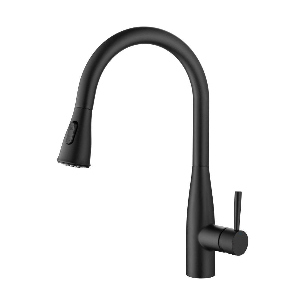 KIBI - Bari-T Single Handle Pull Down Kitchen Sink Faucet - KKF2016