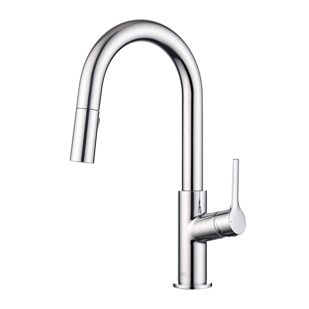 KIBI - Fusion Single Handle Pull Down Kitchen & Bar Sink Faucet - KKF2017