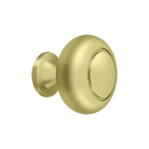 Deltana - Knobs - 1-1/4" Round Cabinet Knob w/ Groove