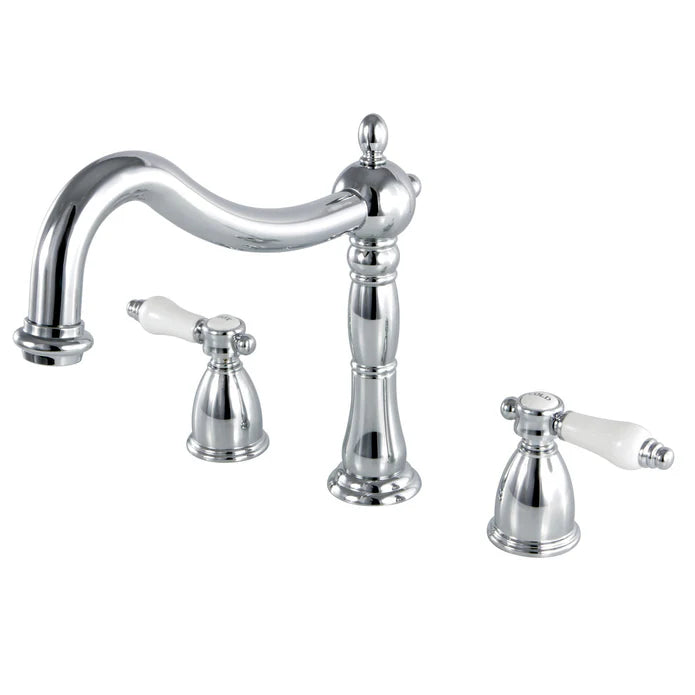 Kingston - Tub Faucets - Bel-Air KS134BPL Two-Handle 3-Hole Deck Mount Roman Tub Faucet