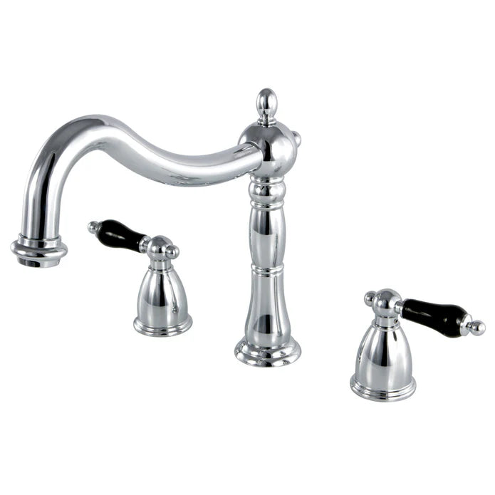 Kingston - Tub Faucets - Duchess KS134PKL Two-Handle 3-Hole Deck Mount Roman Tub Faucet
