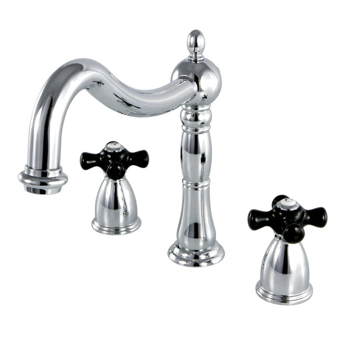 Kingston - Tub Faucets - Duchess KS134PKX Two-Handle 3-Hole Deck Mount Roman Tub Faucet