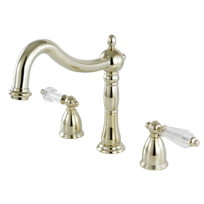 Kingston - Tub Faucets - Wilshire KS1341WLL Two-Handle 3-Hole Deck Mount Roman Tub Faucet