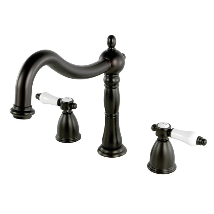 Kingston - Tub Faucets - Bel-Air KS134BPL Two-Handle 3-Hole Deck Mount Roman Tub Faucet