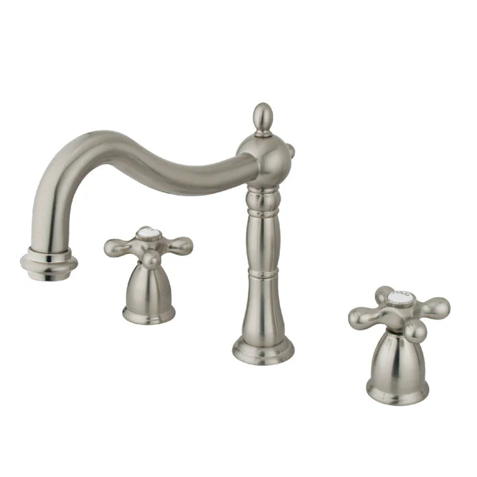 Kingston - Tub Faucets - Heritage KS1341AX Two-Handle 3-Hole Deck Mount Roman Tub Faucet