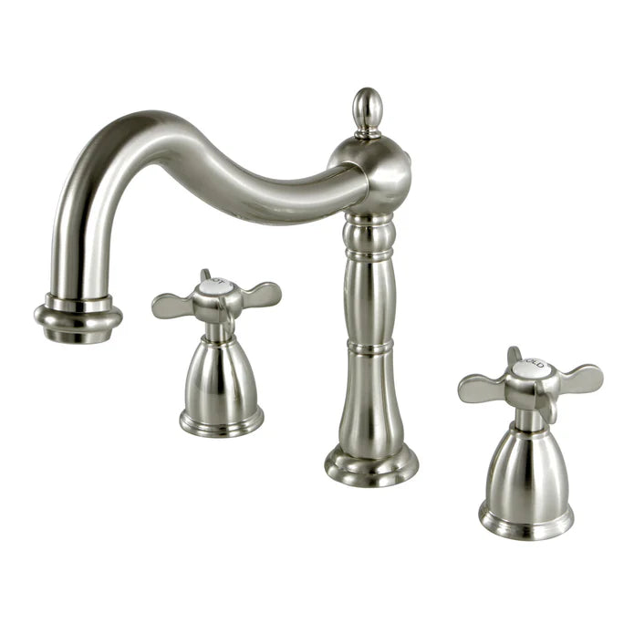 Kingston - Tub Faucets - Essex KS134BEX Two-Handle 3-Hole Deck Mount Roman Tub Faucet