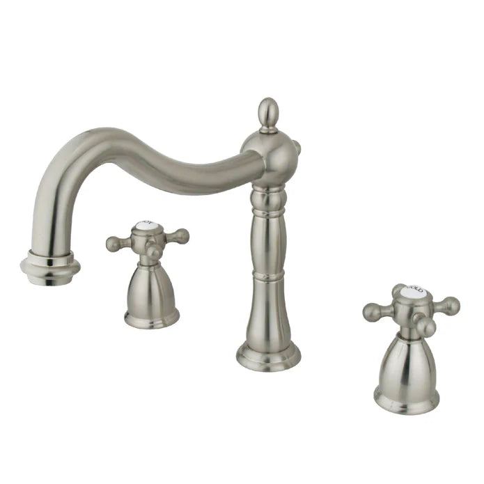 Kingston - Tub Faucets - Metropolitan KS134BX Two-Handle 3-Hole Deck Mount Roman Tub Faucet