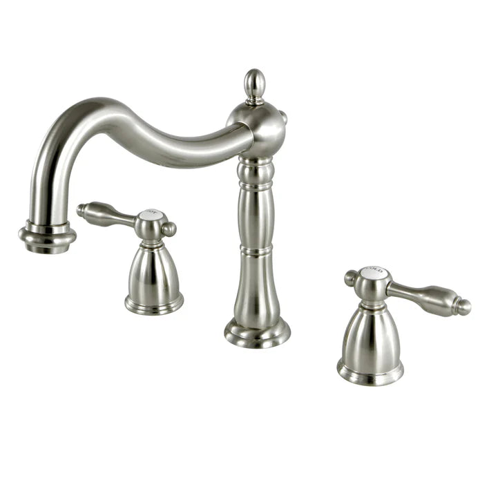 Kingston - Tub Faucets - Tudor KS1348TAL Two-Handle 3-Hole Deck Mount Roman Tub Faucet