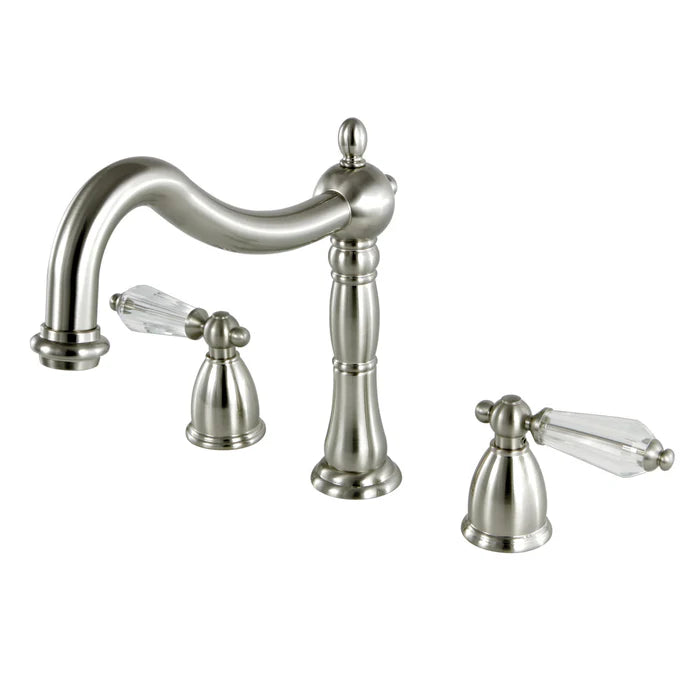 Kingston - Tub Faucets - Wilshire KS1341WLL Two-Handle 3-Hole Deck Mount Roman Tub Faucet