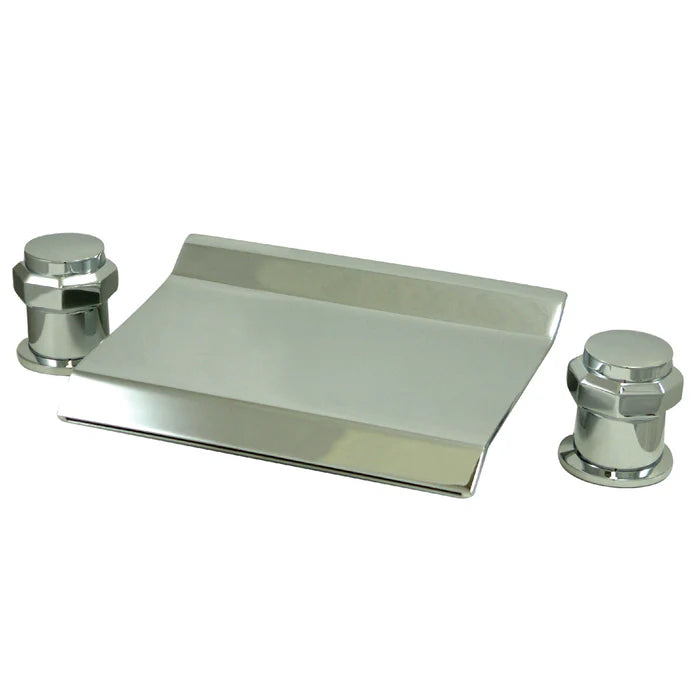 Kingston - Tub Faucets - Milano KS224AR Two-Handle 3-Hole Deck Mount Roman Tub Faucet