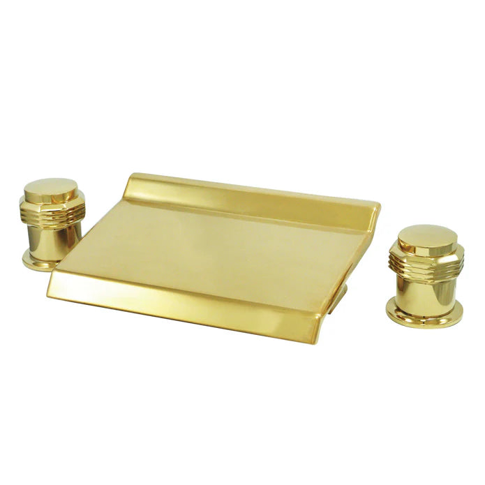 Kingston - Tub Faucets - Milano KS224MR Two-Handle 3-Hole Deck Mount Roman Tub Faucet