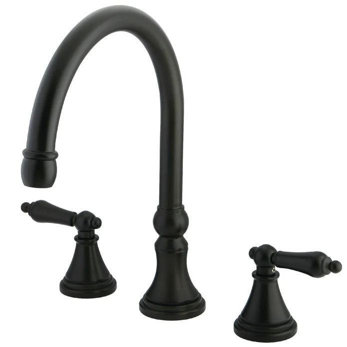 Kingston - Tub Faucets - Roman KS234AL Two-Handle 3-Hole Deck Mount Roman Tub Faucet