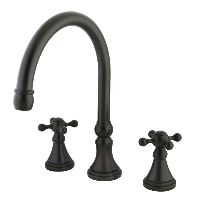 Kingston - Tub Faucets - Roman KS234KX Two-Handle 3-Hole Deck Mount Roman Tub Faucet