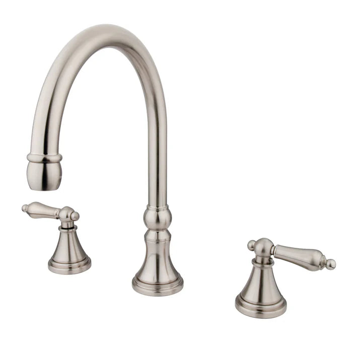 Kingston - Tub Faucets - Roman KS234AL Two-Handle 3-Hole Deck Mount Roman Tub Faucet