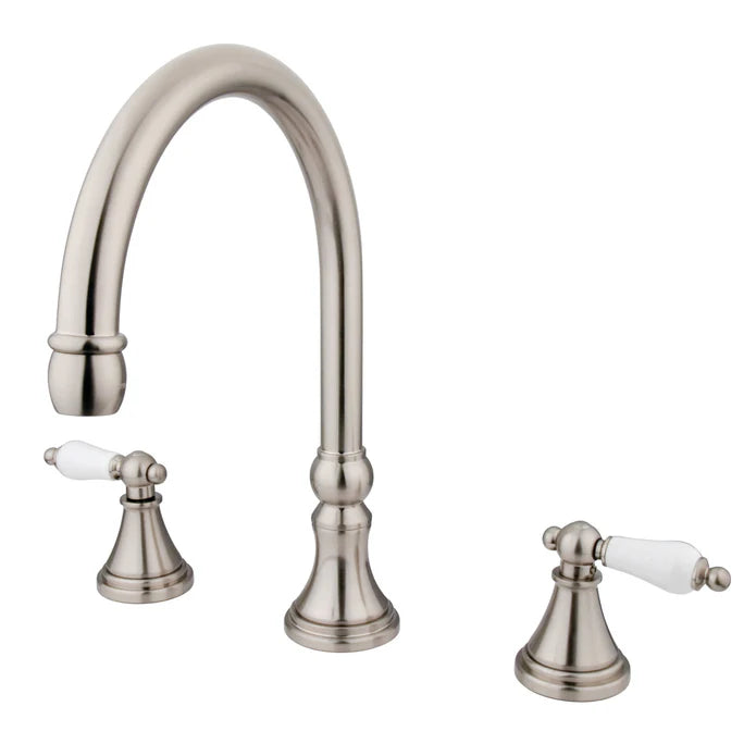 Kingston - Tub Faucets - Roman KS234PL Two-Handle 3-Hole Deck Mount Roman Tub Faucet