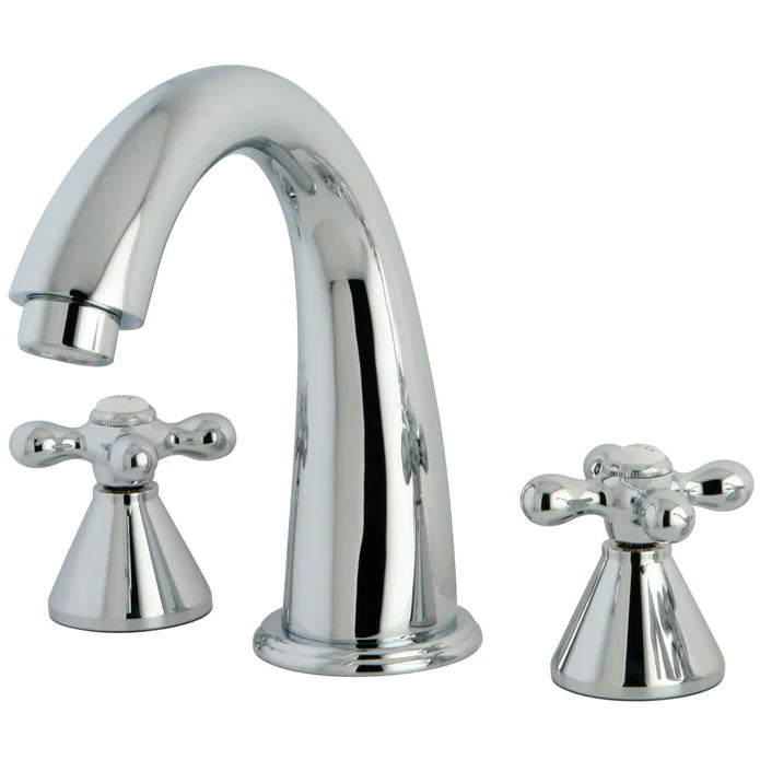Kingston - Tub Faucets - Naples KS236AX Two-Handle 3-Hole Deck Mount Roman Tub Faucet