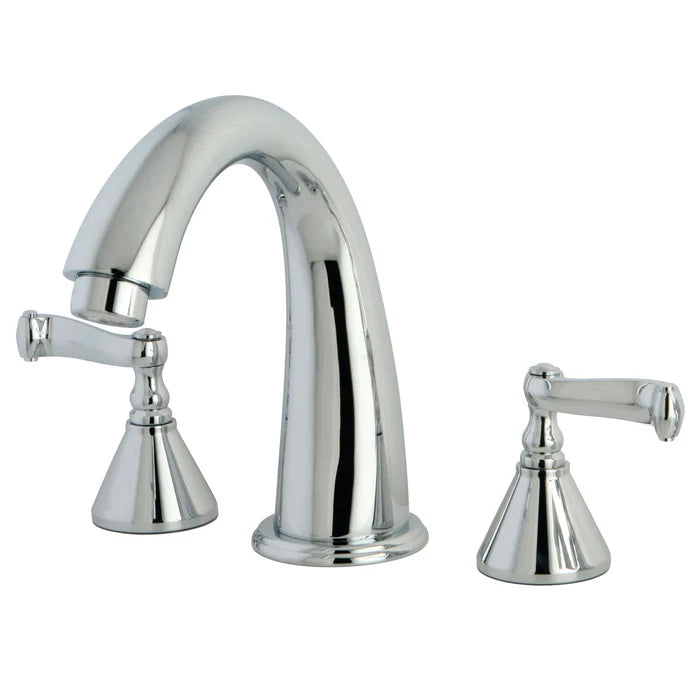Kingston - Tub Faucets - Roman KS236FL Two-Handle 3-Hole Deck Mount Roman Tub Faucet