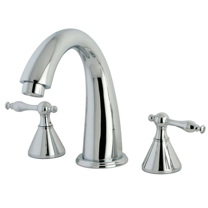 Kingston - Tub Faucets - Naples KS236NL Two-Handle 3-Hole Deck Mount Roman Tub Faucet